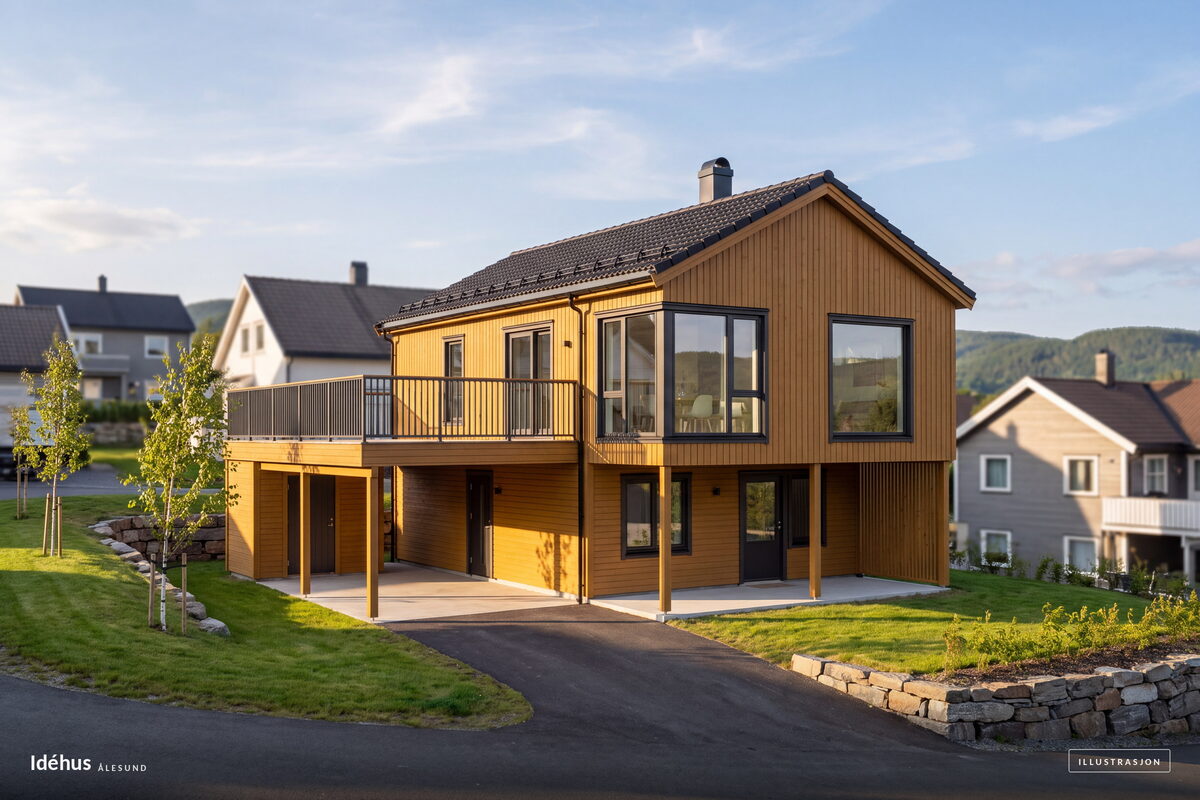 Jubel — enebolig over to plan — Eidemshagen